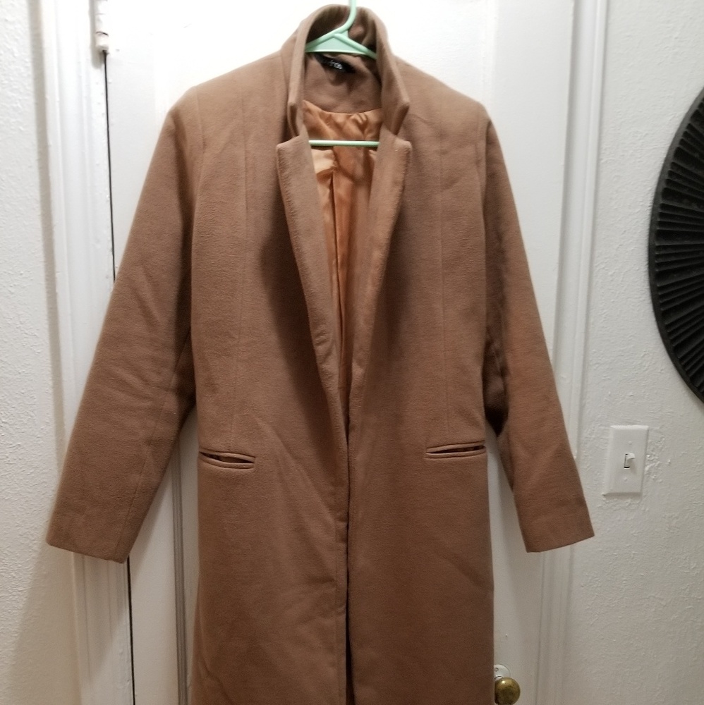 Camel wool coat